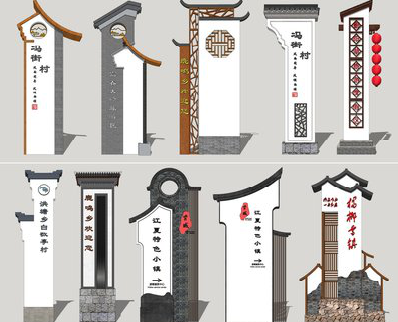 浮梁美丽乡村标识标牌有哪些分类？