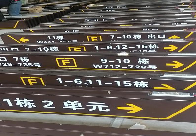 浮梁广告标识中，常见的几种安装方式。