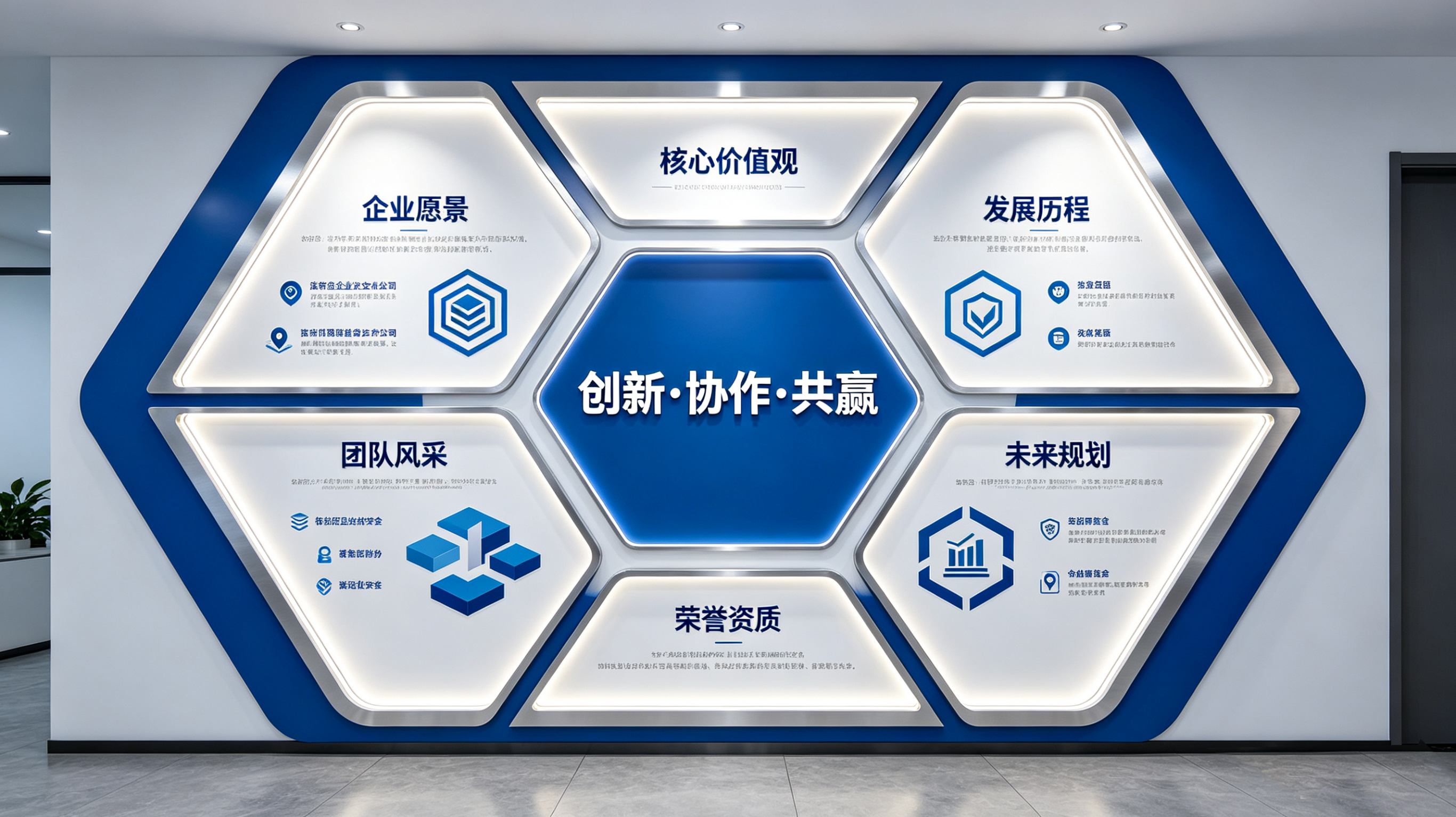 浮梁企业文化墙六边形避坑指南（新手常犯5个错误）